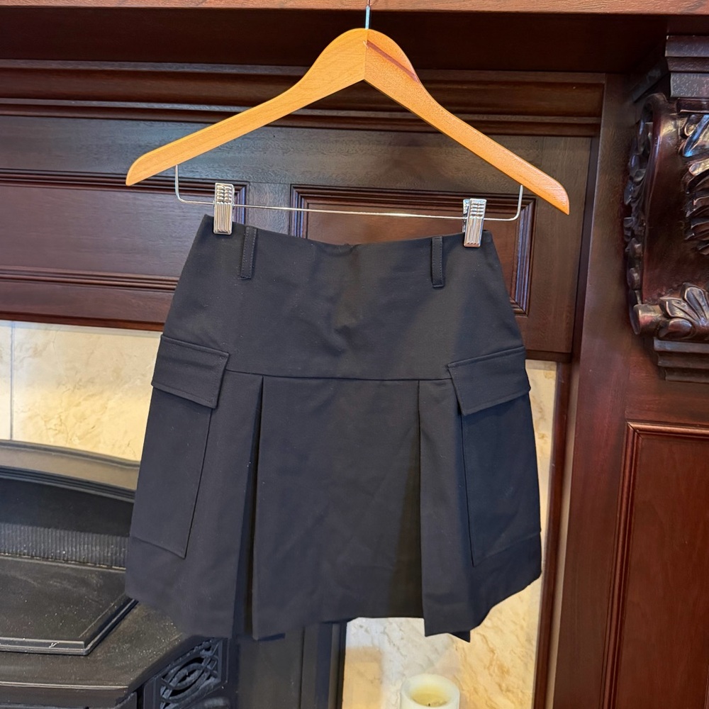 Nasty Gal Black Zippered Skirt
